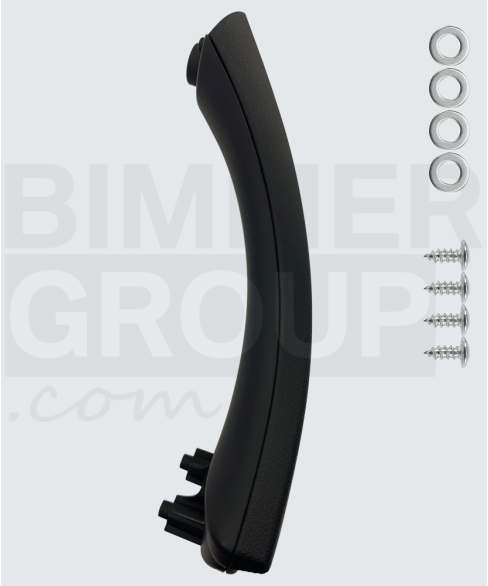 Manilla de puerta trasero izquierdo negra para BMW Serie 3 (E90/E91)