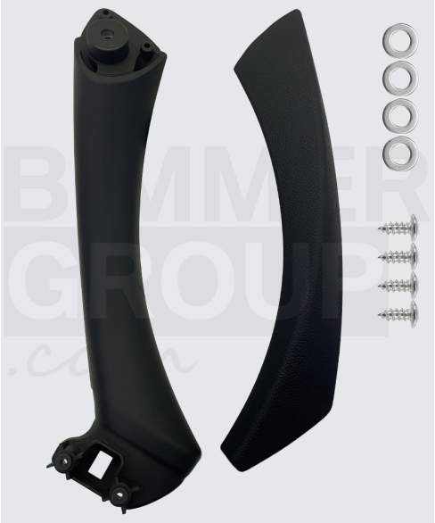 Manilla de puerta trasero izquierdo negra para BMW Serie 3 (E90/E91)