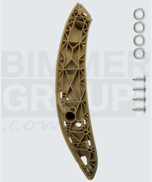 Manilla de puerta beige del lado acompañante para BMW Serie 3, Serie 4, M3, M4 (F30/F31/F32/F33/F34/F36 F80/F82/F83)