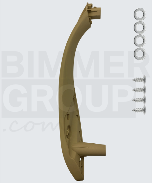 Manilla de puerta beige del lado acompañante para BMW Serie 3, Serie 4, M3, M4 (F30/F31/F32/F33/F34/F36 F80/F82/F83)