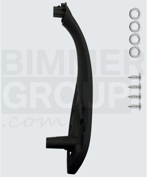 Manilla de puerta negra lado conductor para BMW Serie 3, Serie 4, M3, M4 (F30/F31/F32/F33/F34/F36 F80/F82/F83)