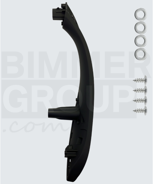Manilla de puerta trasero izquierdo negra para BMW Serie 3, Serie 4, M3, M4 (F30/F31/F34/F36/F80)