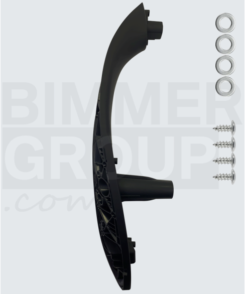 Manilla de puerta trasero izquierdo negra para BMW Serie 3, Serie 4, M3, M4 (F30/F31/F34/F36/F80)