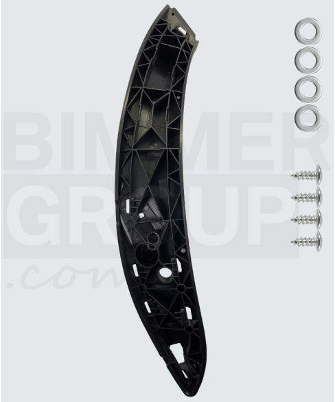 Manilla de puerta trasero derecho negra para BMW Serie 3, Serie 4, M3, M4 (F30/F31/F34/F36/F80)